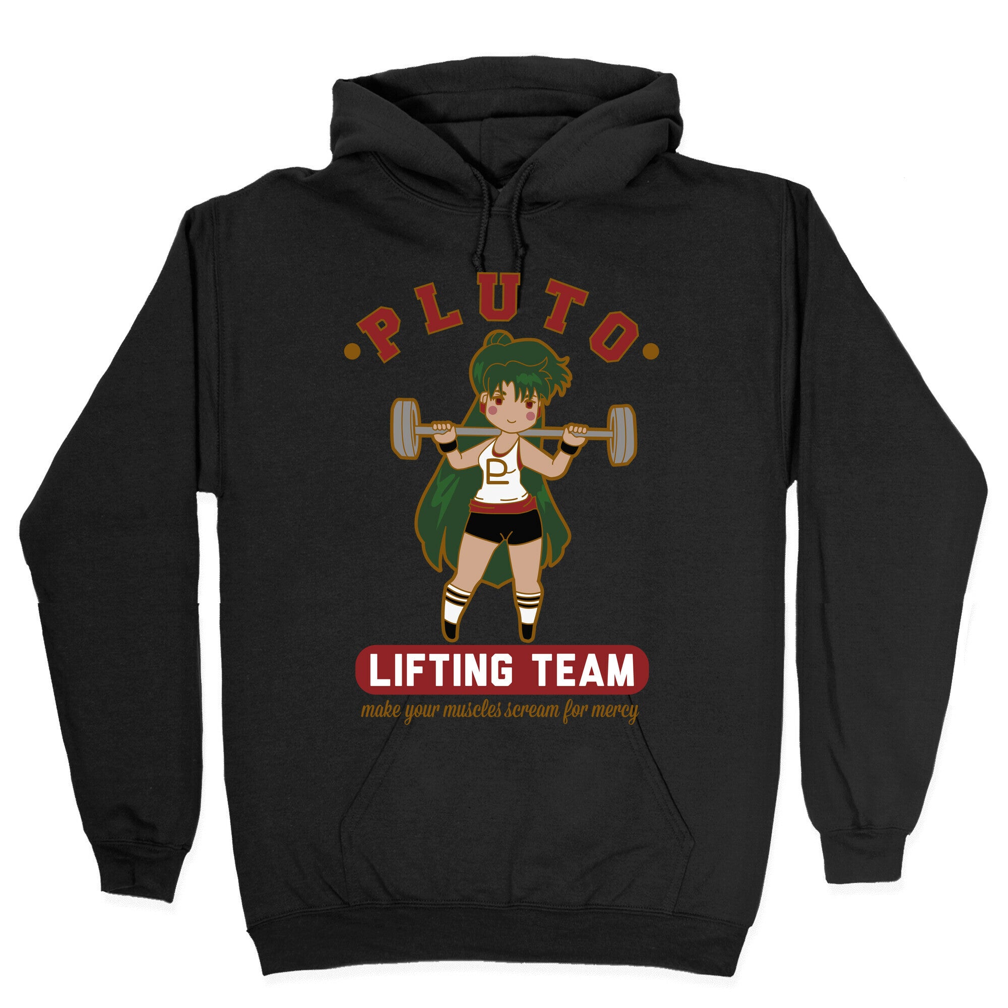 Pluto Lifting Team Parody Hoodie